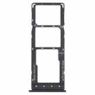 For Infinix Note 10 X693 SIM Card Tray + SIM Card Tray + Micro SD Card Tray (Black) - 1