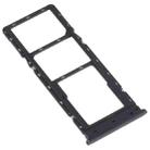 For Tecno Spark 4 Lite KC8S SIM Card Tray + SIM Card Tray + Micro SD Card Tray (Black) - 3