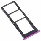 For Tecno POP 4 BC2C BC1S SIM Card Tray + SIM Card Tray + Micro SD Card Tray (Purple) - 3