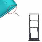 For Tecno Camon 16 S SIM Card Tray + SIM Card Tray + Micro SD Card Tray (Black) - 4