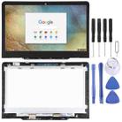 OEM LCD Screen for Lenovo Chromebook YOGA N23 Digitizer Full Assembly with Frame (Black) - 1