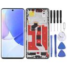 Original OLED LCD Screen for Huawei Nova 9 Digitizer Full Assembly with Frame(Black) - 1