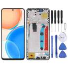 Original LCD Screen for Honor X8 Digitizer Full Assembly with Frame(Black) - 1