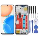 Original LCD Screen for Honor X8 Digitizer Full Assembly with Frame(Blue) - 1