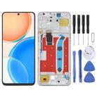 Original LCD Screen for Honor X8 Digitizer Full Assembly with Frame(Silver) - 1