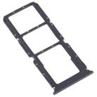 For OPPO A95 4G/Reno6 Lite  SIM Card Tray + SIM Card Tray + Micro SD Card Tray (Black) - 3