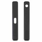 1 Pair Side Part Sidebar For Sony Xperia XZ1 Compact (Black) - 1