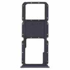 For OnePlus Nord N200 5G DE2118 / DE2117 SIM Card Tray + Micro SD Card Tray (Silver) - 1