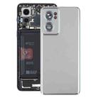 For OnePlus Nord CE 2 5G IV2201 Battery Back Cover(Silver) - 1