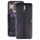 Battery Glass Back Cover for ZTE Nubia Red Magic 5G NX659J(Black) - 1