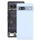 For Google Pixel 7A Original Battery Back Cover with Camera Lens Cover(Blue) - 1