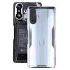 Glass Battery Back Cover for Xiaomi Redmi K40 Gaming(Silver) - 1