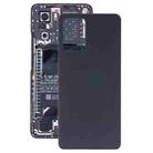 Glass Battery Back Cover for Xiaomi Redmi K40s(Black) - 1