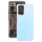 Glass Battery Back Cover for Xiaomi Redmi Note 10 Pro/Redmi Note 10 Pro Max/Redmi Note 10 Pro India(Blue) - 1