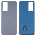 For vivo Y75 4G 2022/V23e Glass Battery Back Cover (Black) - 1