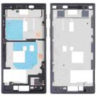 Middle Frame Bezel Plate for Sony Xperia X Compact (Black) - 1