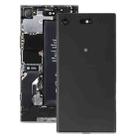 Original Battery Back Cover with Camera Lens Cover for Sony Xperia XZ1 Compact(Black) - 1