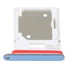 SIM Card Tray + Micro SD Card Tray For Xiaomi Redmi Note 11 Pro 4G/Redmi Note 11 Pro 5G/Redmi Note 11E Pro/Redmi Note 11 Pro+ 5G India/Poco X4 Pro 5G (Blue) - 1