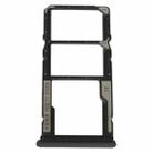 SIM Card Tray + SIM Card Tray + Micro SD Card Tray For Xiaomi Redmi 10C/Redmi 10 India/Poco C40(Black) - 1