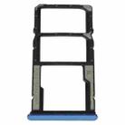 For Xiaomi Redmi Note 11SE SIM Card Tray + SIM Card Tray + Micro SD Card Tray(Blue) - 1