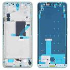 For Xiaomi 12 Lite Original Front Housing LCD Frame Bezel Plate (Blue) - 1