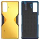 For Xiaomi Poco F4 GT Original Battery Back Cover(Yellow) - 1