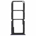 For OPPO Reno5 Lite / Reno5 F / A94 4G SIM Card Tray + SIM Card Tray + Micro SD Card Tray (Black) - 1