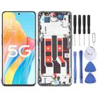 Original LCD Screen For OPPO A1 Pro Digitizer Full Assembly with Frame (Black) - 1