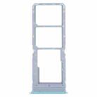 For vivo Y16 SIM Card Tray + SIM Card Tray + Micro SD Card Tray (Blue) - 1