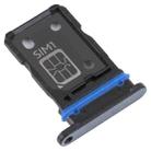 For vivo S15e SIM Card Tray + SIM Card Tray (Black) - 2