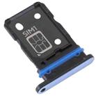 For vivo S15e SIM Card Tray + SIM Card Tray (Blue) - 2