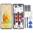 Original LCD Screen For OPPO Reno8 T 5G Digitizer Full Assembly with Frame (Black) - 1