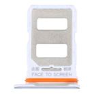 For Xiaomi Redmi K50 Ultra / 12T / 12T Pro SIM Card Tray + SIM Card Tray(Silver) - 1