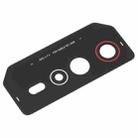 For Asus ROG Phone 6 AI2201-C AI2201-F Back Camera Lens (Black Red) - 2