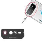 For Asus ROG Phone 6 AI2201-C AI2201-F Back Camera Lens (Black Red) - 4