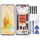 Original LCD Screen For OPPO Reno9 Pro Digitizer Full Assembly with Frame (Black) - 1
