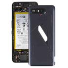 Glass Battery Back Cover for Asus ROG Phone 5 Pro ZS673KS(Black) - 1