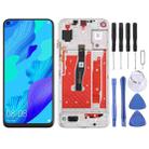 Original LCD Screen For Honor 20 / Huawei Nova 5T Digitizer Full Assembly with Frame(Silver) - 1