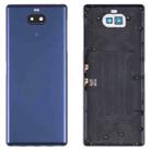 For Sony Xperia 10 Original Battery Back Cover(Blue) - 1