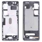 For Sony Xperia 1 II Original Middle Frame Bezel Plate(Silver) - 1