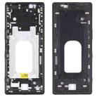 For Sony Xperia 1 Original Middle Frame Bezel Plate (Black) - 1