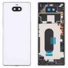 For Sony Xperia 8 Original Battery Back Cover(White) - 1
