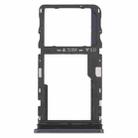 For TCL 30 XE 5G T767W Original SIM Card Tray + Micro SD Card Tray(Black) - 1