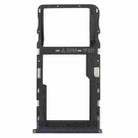 For TCL 20 R 5G Original SIM Card Tray + Micro SD Card Tray(Black) - 1