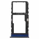 For TCL 30 / 30+ / 30 5G Original SIM Card Tray + Micro SD Card Tray(Black) - 1