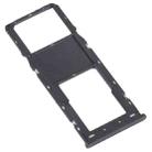 For Alcatel 1V 2021 Original SIM Card Tray + Micro SD Card Tray(Black) - 3