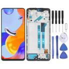 Original AMOLED LCD Screen For Xiaomi Redmi Note 11 Pro 4G / Redmi Note 11E Pro 5G / Poco X4 Pro 5G / Redmi Note 11 Pro+ 5G India Digitizer Full Assembly with Frame - 1