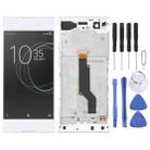 Original LCD Screen For Sony Xperia XA1 G3116 Digitizer Full Assembly with Frame(White) - 1