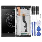 Original LCD Screen For Sony Xperia XA1 Plus G3416 Digitizer Full Assembly with Frame(Black) - 1