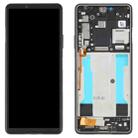 Original LCD Screen For Sony Xperia 10 III SO-52B Digitizer Full Assembly with Frame (Black) - 2